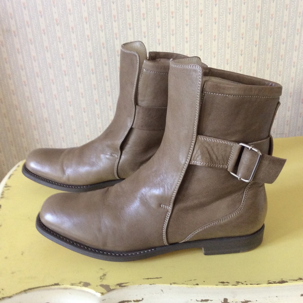 Fausto Santini leather ankle boots with buckle 6 - Picture 4 of 8